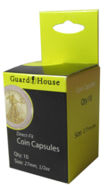 Direct Fit Air Tight Coin Capsules, 1/2 oz Gold Eagle by Guardhouse 27mm... - £8.31 GBP