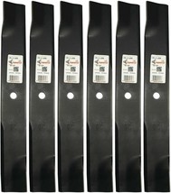 6 Hi-Lift Blades for 54&quot; Deck Excel Hustler Raptor FasTrak Z-Mower 797696 601124 - £82.26 GBP