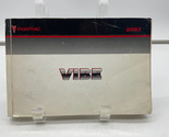 2003 Pontiac Vibe Owners Manual Handbook OEM F04B37014 - $35.99