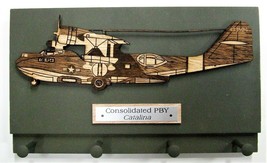U.S. Military World War II - Consolidated PBY Catalina Aircraft Keychain... - £15.78 GBP