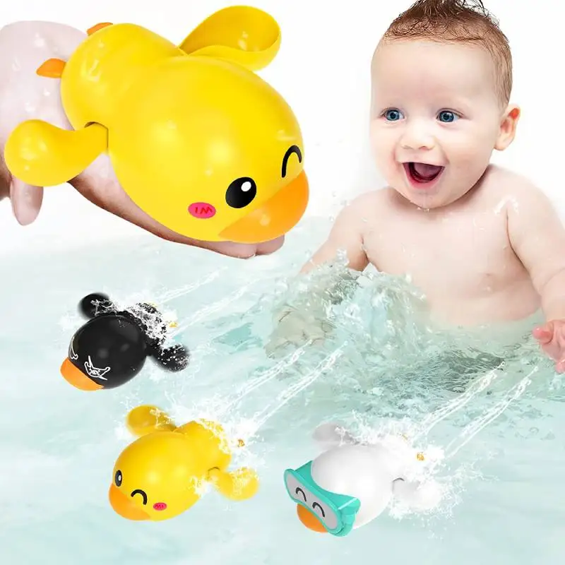 Toddler Bath Toys Wind-up Bath Toy Water Toy Pool Toys Fun Clockwork Bathtub Toy - £9.68 GBP
