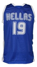 Giannis Antetokounmpo #19 Greece Basketball Jersey New Sewn Blue Any Size - £27.96 GBP