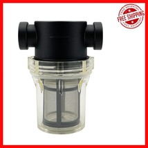 100 Mesh Stainless Steel In-Line Strainer with Twist-Off Bowl for Easy C... - $38.79