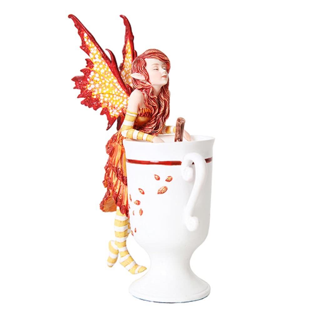 Primary image for PTC 6.25 Inch Cider Fairy with Mug and Cinnamon Stick Statue Figurine