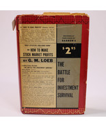 VINTAGE The Battle For Investment Survival By G.M. Loeb 1950&#39;s Hardcover... - £28.71 GBP