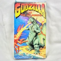 Godzilla Vs. the Sea Monster VHS 1992 Sci-fi Vintage Movie GoodTimes 1966 Tape - £9.73 GBP