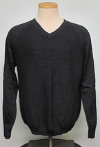 Calvin Klein Men&#39;s Charcoal Gray V-Neck Sweater Large - $9.66