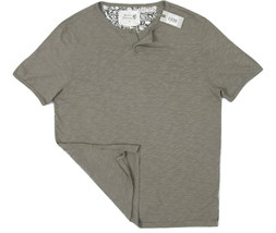 Brand New Hickey Freeman Sterling Collection Henley Shirt!   Brownish Gray - £31.57 GBP