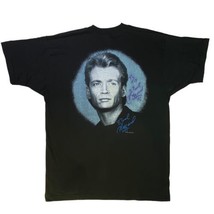 Noel Haggard Black Fruit of the Loom T-Shirt Size  XL Signed Autograph 1996 SS - £24.63 GBP