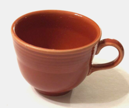 Fiesta Cognac Brown HLC USA Vintage 80s Homer Laughlin Retired Teacup 3.5&quot; - £6.77 GBP