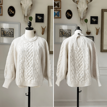 ba&amp;sh Flim Sweater Ivory Soft Wool Blend $350 Size 1 S - $89.28