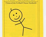 Say Cheese! Menu 9th Ave Manhattan New York Home of the Grilled Cheese S... - $17.82