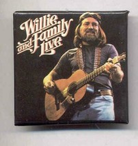 Willie and Family Live Album cover Pinback 2 1/8&quot; - $9.99