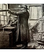 Sandy Hook Lookout Spanish American War Telescope 1899 Victorian Print D... - $40.99 CAD