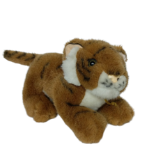 Vtg 1995 Soft Classics Orange Tiger Toys R Us Plush Stuffed Animal 10.5&quot; - $25.74