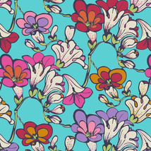 MISSONI HOME Tablecloth Fresia Luxury 100% Cotton Multicolour Size 71&quot; X 53&quot; - £96.76 GBP