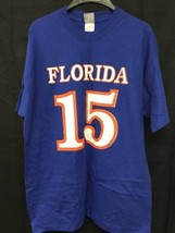 NCAA University Of Florida Gators Tim Tebow 15 GOAT T-shirt Men&#39;s Medium KG - £11.85 GBP