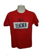 I&#39;m a Teacher Whats Your Super Power Adult Medium Red TShirt - £14.24 GBP