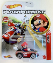 NEW Mattel GRN17 Hot Wheels 1:64 Mario Kart MARIO Wild Wing DieCast Car - $15.94