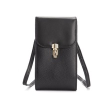 Mini Hanging Mobile Phone Bags Over The Shoulder Fashion Leather Small Messenger - £29.27 GBP