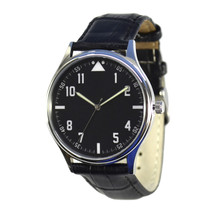 Nameless Big Number Watch Black Dial Watch for Men Free shipping Worldwide - £35.24 GBP