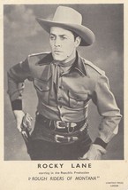 Rocky Lane Rough Riders Of Montana Antique Western Old Publicity Photo - £15.71 GBP