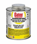 Oatey 31912 16 oz Flowguard Gold 1-Step Cement, CPVC Yellow - $540.55 MXN