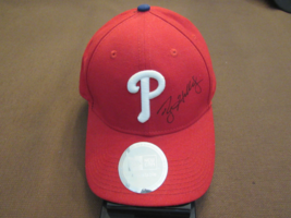 ROY HALLADAY PHILLIES BLUE JAYS HOF SIGNED AUTO NEW ERA PHILLIES CAP MLB... - $692.99