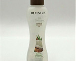 Biosilk Silk Therapy Leave In Treatment Coconut Oil Hair &amp; Skin 2.26 oz - £14.32 GBP