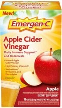 Emergen-C Apple Cider Vinegar Vitamin C Daily Immune Apple 0.35oz x 18 pack - £8.69 GBP