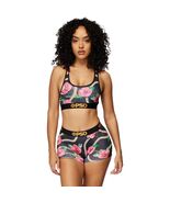PSD Women's Chained Grdn Pnk Sports Bra, Black, Size Small - $23.71