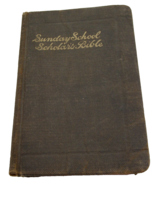 Antique 1905 Sunday School Scholar&#39;s Bible Thomas Nelson &amp; Sons - £24.23 GBP