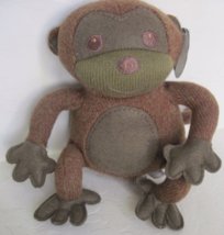 Starbucks 2009 Plush Brown Summer Monkey Stuffed Animal with Tags NEW - £10.57 GBP