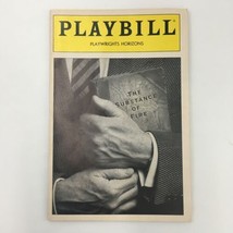 1991 Playbill Playwrights Horizons &#39;The Substance of Fire&#39; Sarah Jessica... - £11.21 GBP