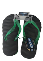 Shocked Boys Sandals ZTB-1003/A Black/Green- Large 1-2 - £7.00 GBP