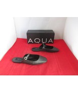 Aqua Womens Gigii Closed Toe Slip On Flat Mules $88 - US Size 9 - Black ... - $40.60 CAD