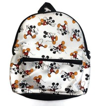 Bioworld Disney MINI Backpack Multi-Color MICKEY MOUSE Print White 11&quot; x 9&quot; - £23.43 GBP