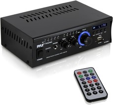 Home Audio Power Amplifier System - 2X120W Dual Channel Theater, Pyle Pcau46A - £87.59 GBP
