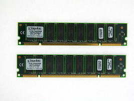 KTMP6602048 Kingston 2GB Kit 2 X 1GB PC66 66MHz ECC Unbuffered CL2 208PI... - $134.09