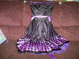 Ruby Rox Purple/black Prom Dress Size 13 Women&#39;s EUC - £41.43 GBP