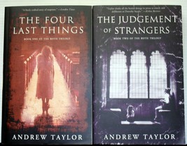 Lot 2 Andrew Taylor Four Last Things~Judgement Of Strangers (Roth 3logy) Tp Nf - £9.09 GBP