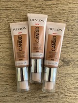 Revlon PhotoReady Candid Foundation #500 Almond - Lot of 3 NEW - £19.12 GBP