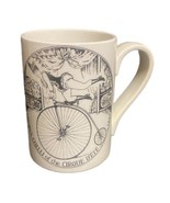 Portmeirion Pottery Mug Velocipedes Stoke-on-Trent Coffee Tea Cup England - £16.61 GBP