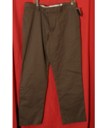 Tasso Elba Mens Signature Chino Pants Casual Business Espresso Brown 34 ... - €26,79 EUR