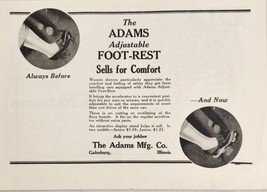 1926 Print Ad Adams Adjustable Foot-Rest for Women Car Drivers Galesburg,IL - £11.13 GBP