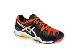 ASICS Hombres Zapatillas Gel-Resolution 6 Deportes Negro Talla EU 39.5 E500Y - £50.48 GBP