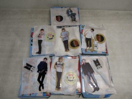 Set of 7 New BTS Acrylic Kpop Standup 2 Piece Figures Standee Korean Pop... - £61.43 GBP