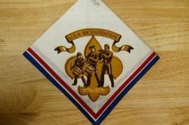 Vintage BSA Boy Scout Uniform Scarf 1976 USA Bicentennial NOS Poly Cotto... - $12.86