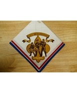 Vintage BSA Boy Scout Uniform Scarf 1976 USA Bicentennial NOS Poly Cotto... - $18.03 CAD
