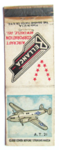 AT-21 Bellanca Aircraft Corp - New Castle, Delaware 20 Strike Matchbook Cover DE - £1.18 GBP